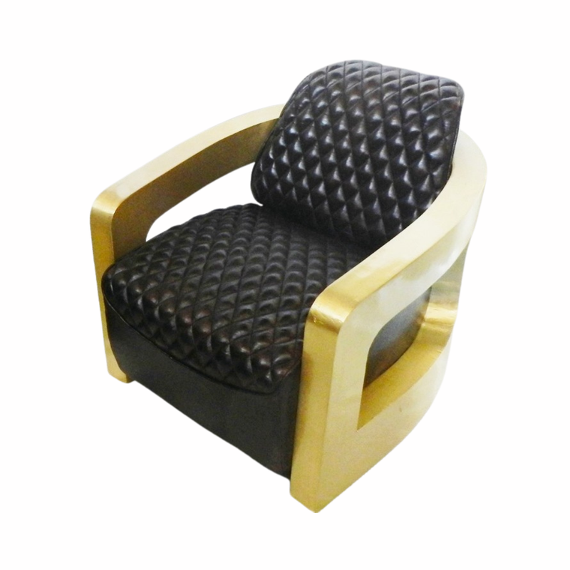 Metal + Leather Chairs