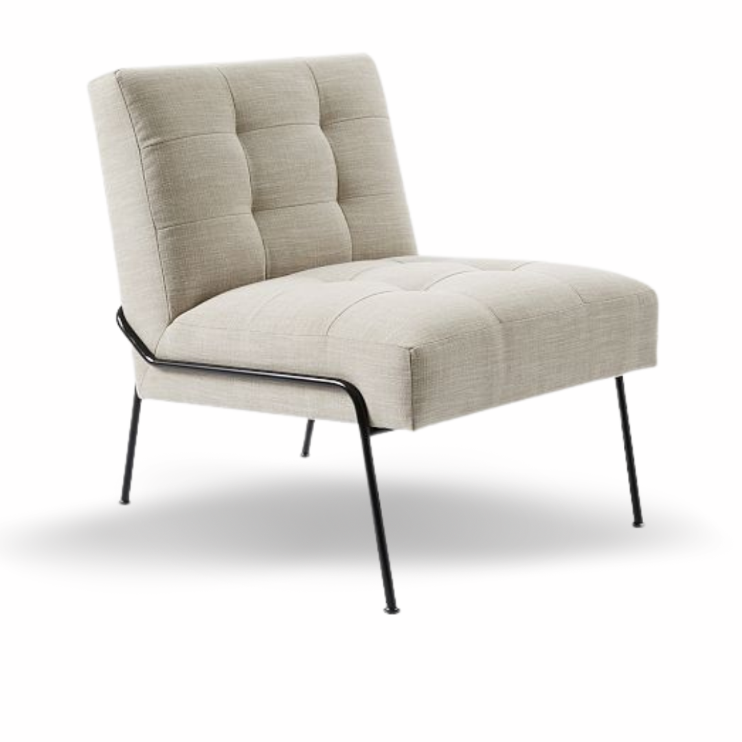 Metal + Leather Chairs