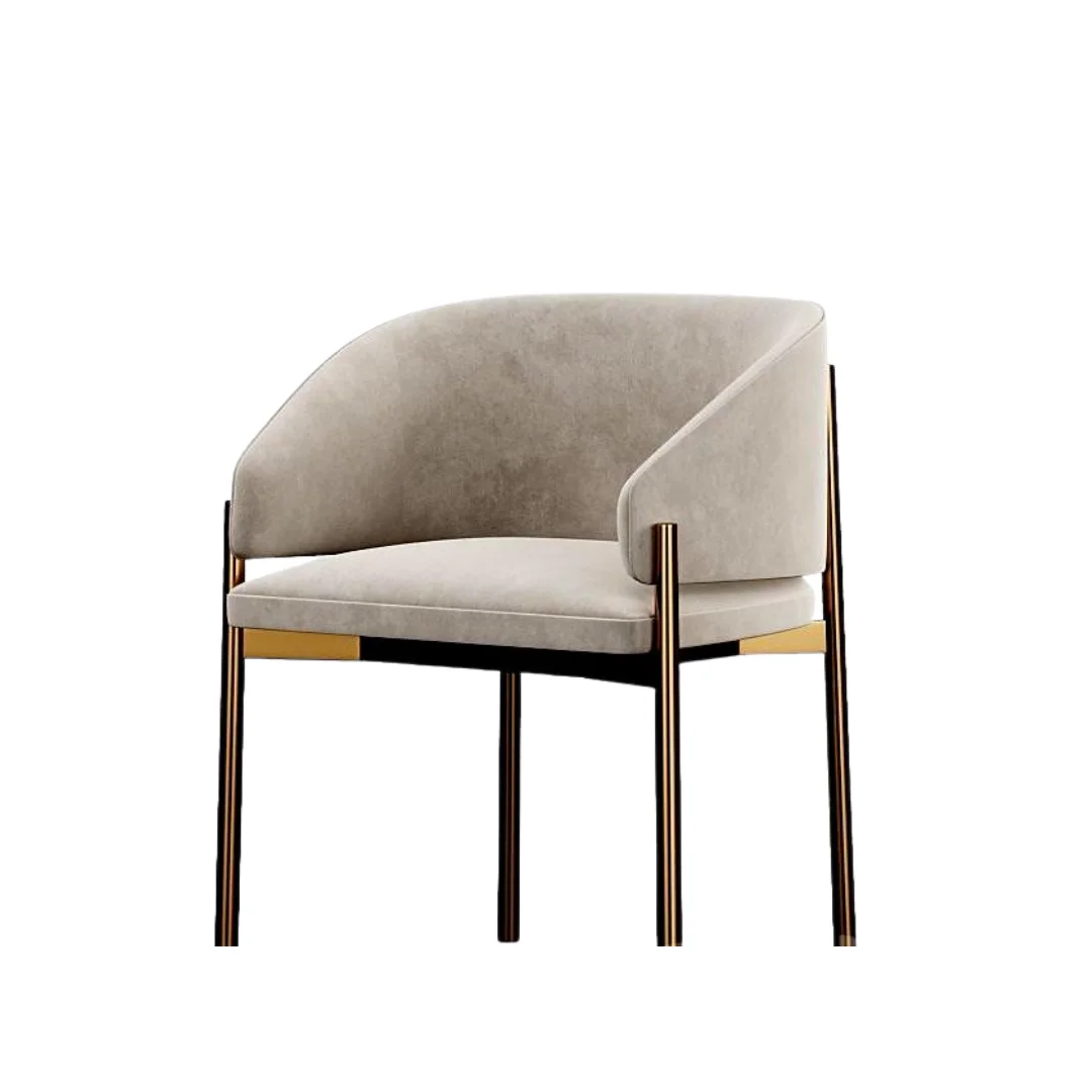 Metal + Fabric Chair