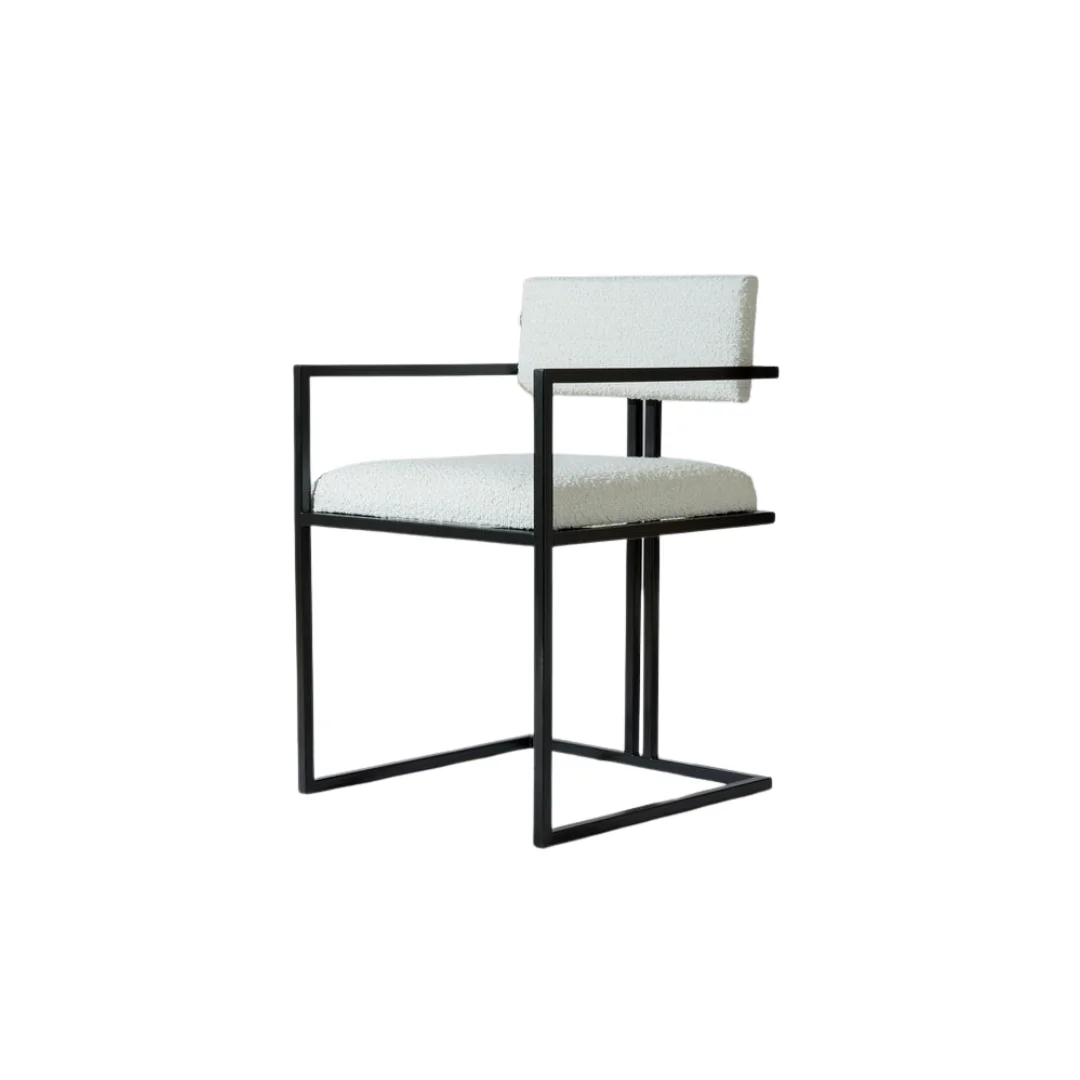 Metal + Fabric Chair