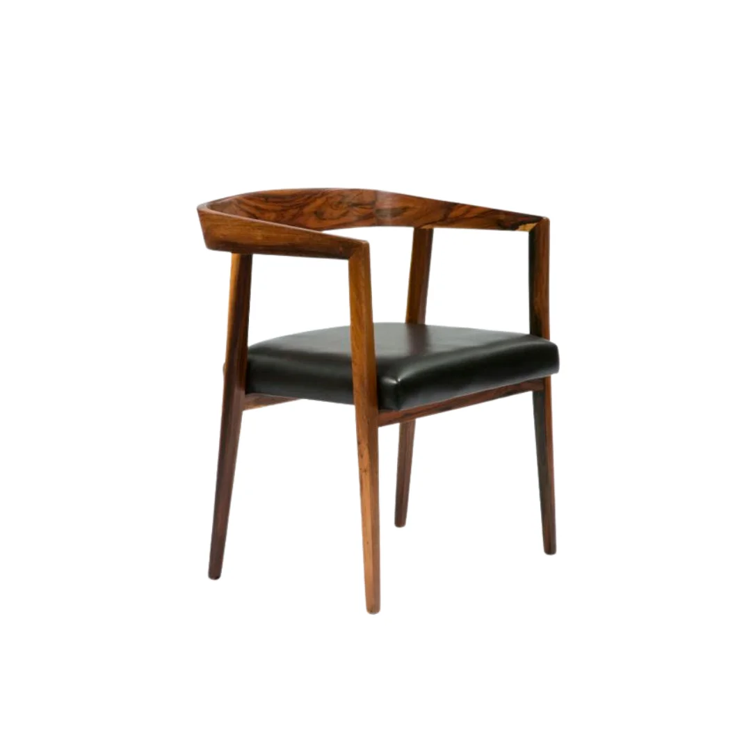 Wood + Leather Chairs