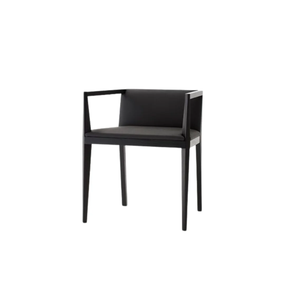 Wood + Leather Chairs