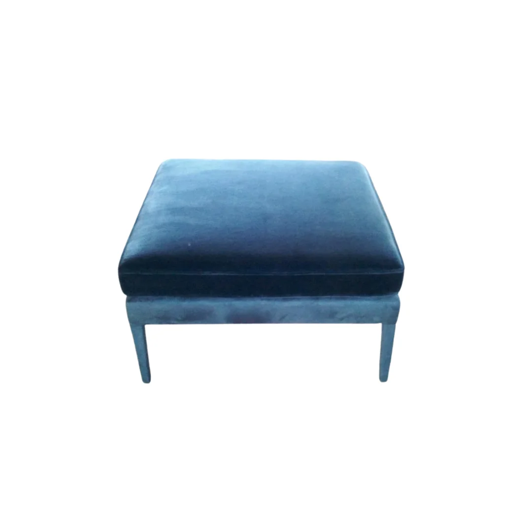 Leather Ottoman & Pouf