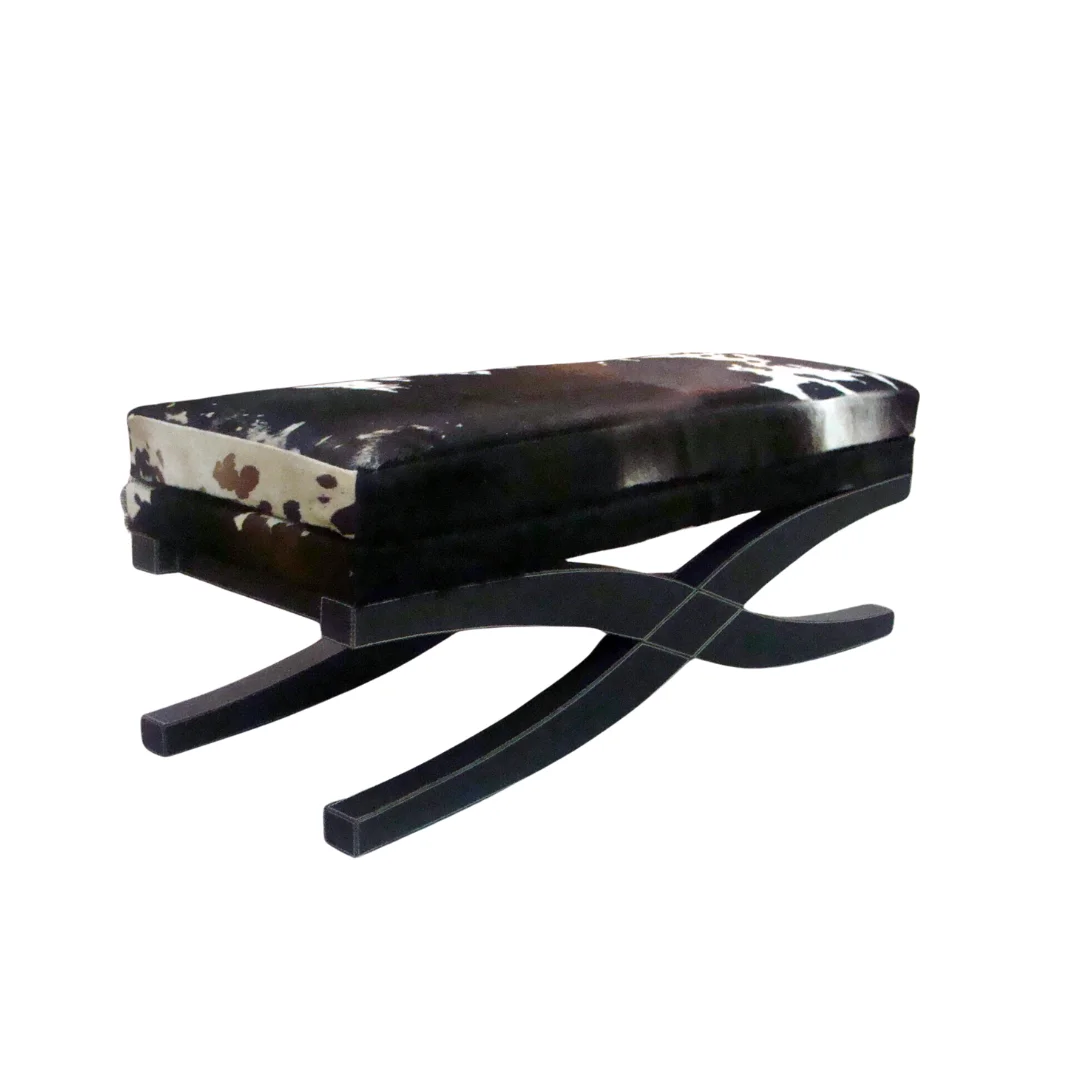 Leather Ottoman & Pouf
