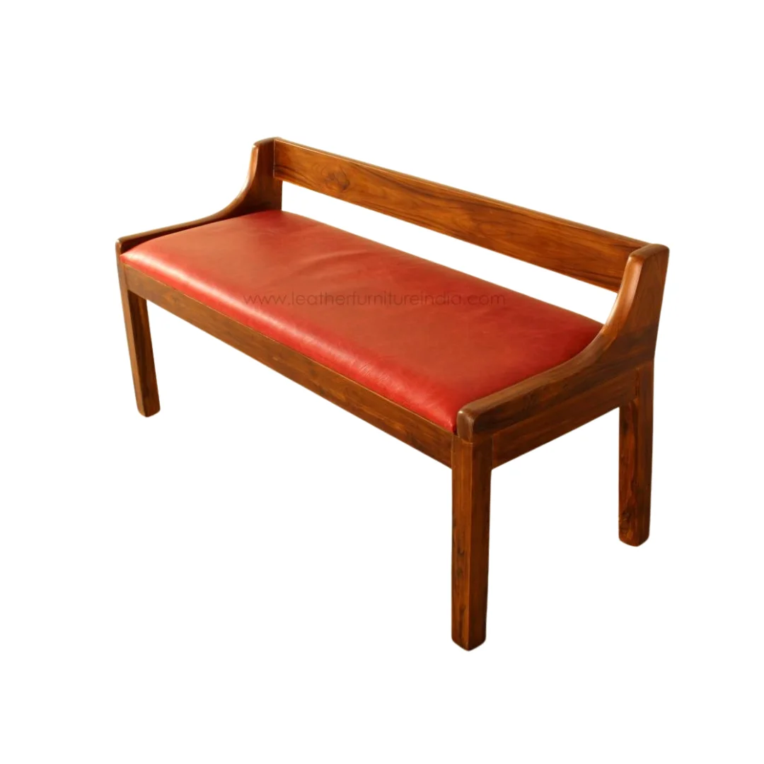 Leather Ottoman & Pouf